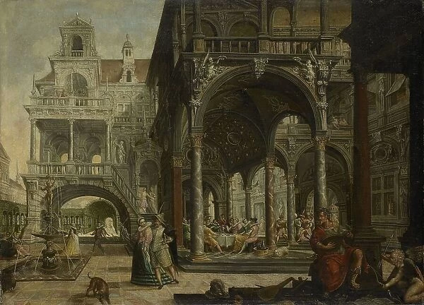 Imaginary Renaissance Palace, 1602. Creator: Hendrick Aerts