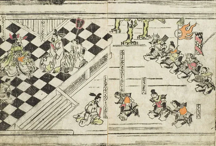 Framed Print : Imaginary Tale in a Foreign Court, Mid-17th century. Creator: Unknown Framed Print : Imaginary Tale in a Foreign Court, Mid-17th century. Creator: Unknown