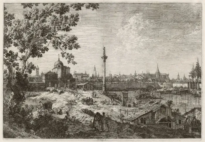 Framed Print : Imaginary View of Padua, c. 1735 / 1746. Creator: Canaletto Framed Print : Imaginary View of Padua, c. 1735 / 1746. Creator: Canaletto