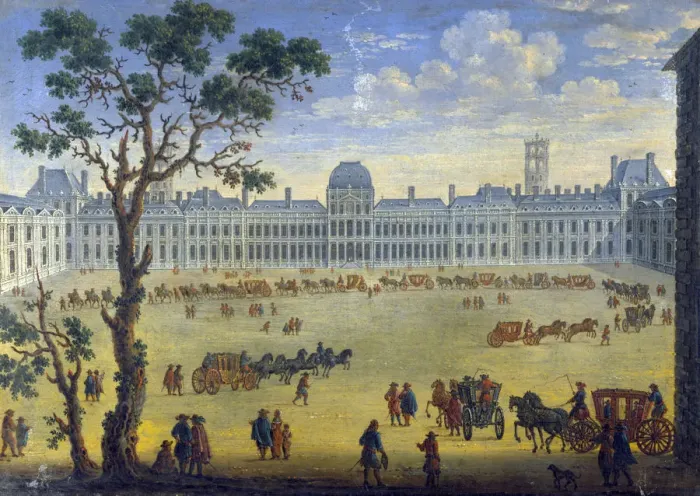 Framed Print : Imaginary View of the Tuileries, 17th century Framed Print : Imaginary View of the Tuileries, 17th century
