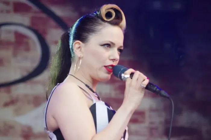 Framed Print : Imelda May, Love Supreme Jazz Festival, Glynde Place, East Sussex, 2014. Artist: Brian O Connor Framed Print : Imelda May, Love Supreme Jazz Festival, Glynde Place, East Sussex, 2014. Artist: Brian O Connor