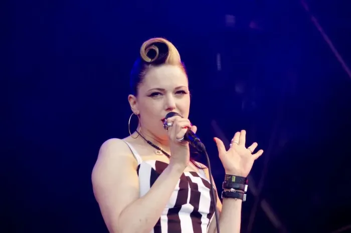 Framed Print : Imelda May, Love Supreme Jazz Festival, Glynde Place, East Sussex, 2014. Artist: Brian O Connor Framed Print : Imelda May, Love Supreme Jazz Festival, Glynde Place, East Sussex, 2014. Artist: Brian O Connor