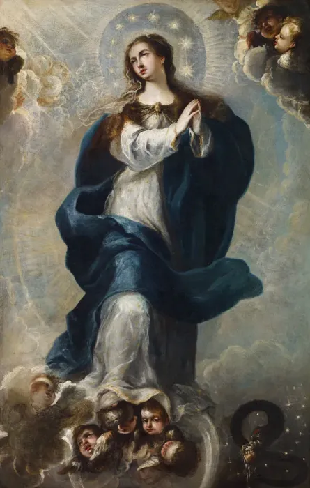 Framed Print : The Immaculate Conception. Artist: Anonymous Framed Print : The Immaculate Conception. Artist: Anonymous