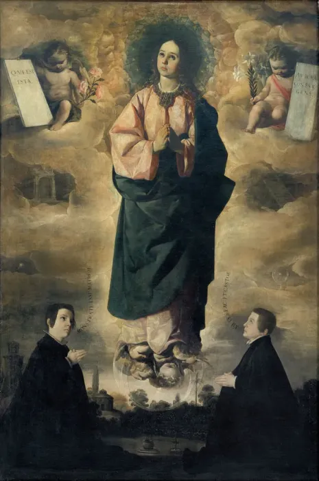 Framed Print : The Immaculate Conception. Artist: Zurbaran, Francisco, de (1598-1664) Framed Print : The Immaculate Conception. Artist: Zurbaran, Francisco, de (1598-1664)