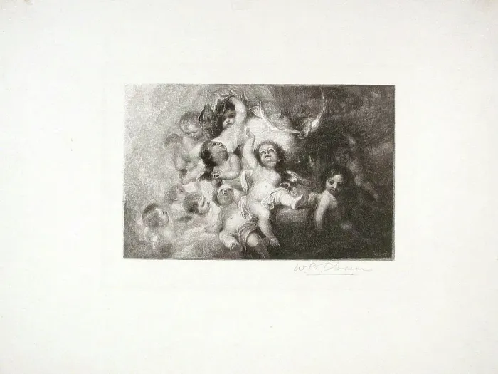 Framed Print : The Immaculate Conception, detail, 19th century. Creator: William Baxter Palmer Closson Framed Print : The Immaculate Conception, detail, 19th century. Creator: William Baxter Palmer Closson