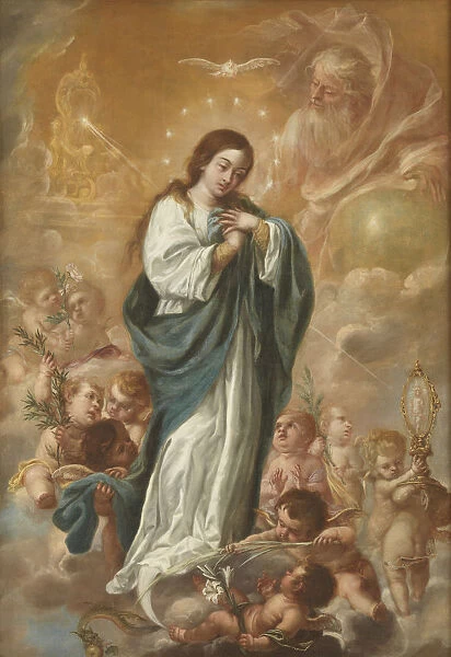 The Immaculate Conception of the Virgin, 1682. Creator: Valdes Leal, Juan de (1622-1690)