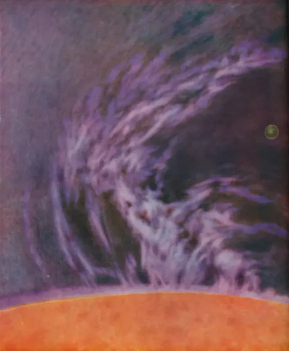 Framed Print : Immense Eruption of a Solar Prominence 140, 000 Miles High, c1935 Framed Print : Immense Eruption of a Solar Prominence 140, 000 Miles High, c1935