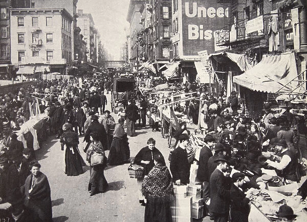 Immigrants on New York Citys East Side, USA, 1900s