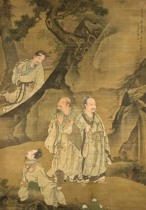 Framed Print : Immortals, between 1547. Creator: Gu Gao Framed Print : Immortals, between 1547. Creator: Gu Gao