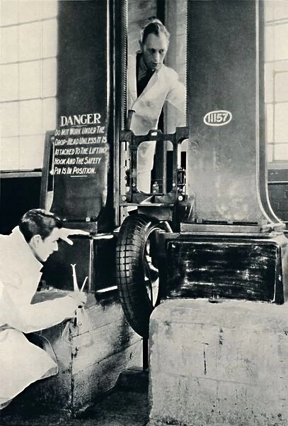 An Impact Test in the Dunlop Test House, 1937