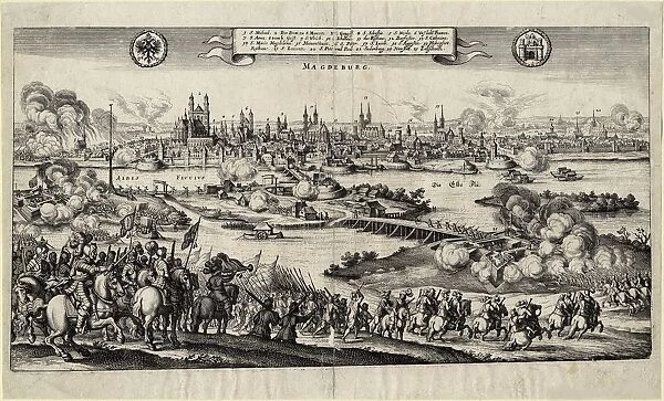 The Imperial army under Johann Tserclaes Count of Tilly storms and sets fire to Magdeburg, 1637