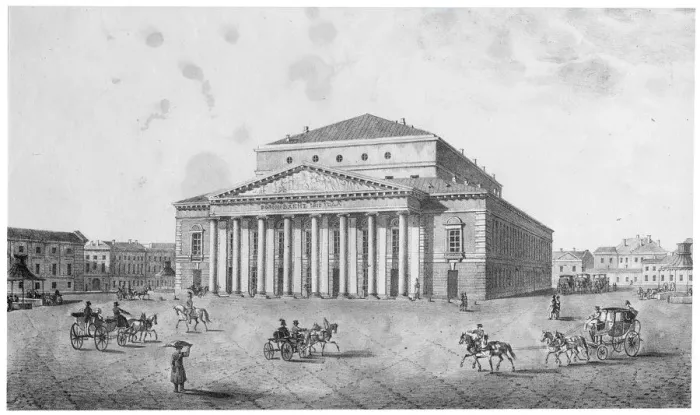 Framed Print : The Imperial Bolshoi Kamenny Theatre, St Petersburg, Russia, 1820s Framed Print : The Imperial Bolshoi Kamenny Theatre, St Petersburg, Russia, 1820s