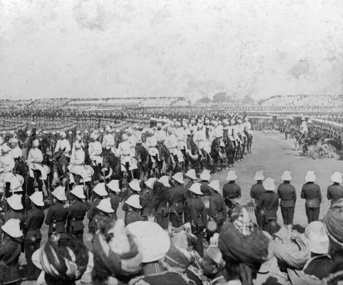 Framed Print : The Imperial Cadet Corps escorting their majesties into the Durbar arena, Delhi, India, 1903. Artist: HD Girdwood Framed Print : The Imperial Cadet Corps escorting their majesties into the Durbar arena, Delhi, India, 1903. Artist: HD Girdwood