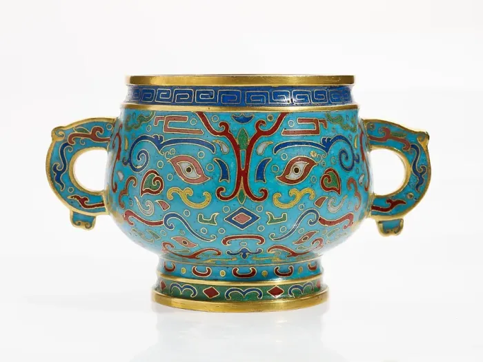 Framed Print : Imperial censer in shape of ancient ritual food container (gui), 1736-1795. Creator: Unknown Framed Print : Imperial censer in shape of ancient ritual food container (gui), 1736-1795. Creator: Unknown