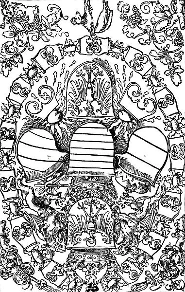 The Five Imperial Coats of Arms, 1515 (1906). Artist: Albrecht Durer