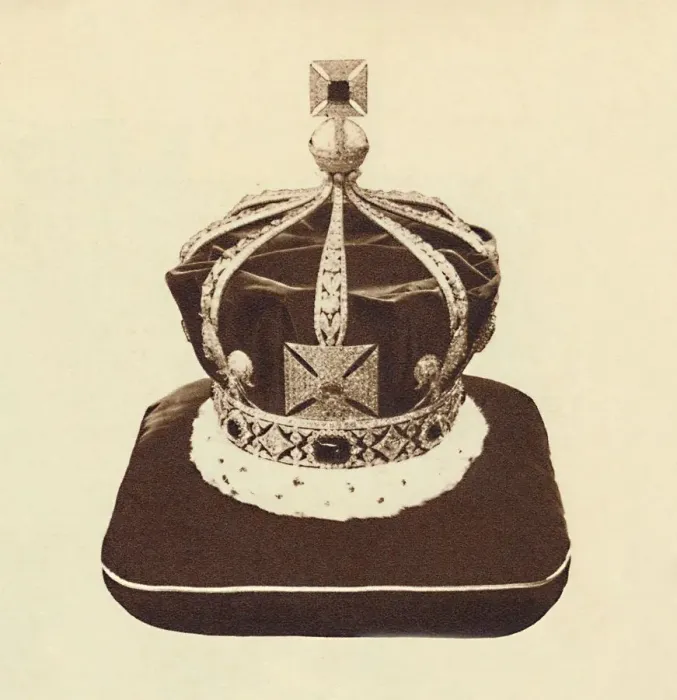 Framed Print : The Imperial Crown of India, 1937 Framed Print : The Imperial Crown of India, 1937
