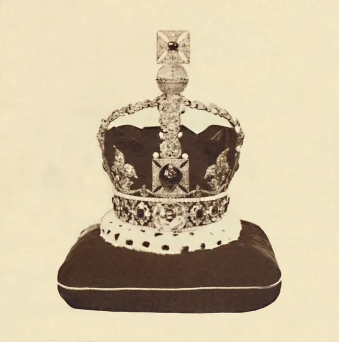 Framed Print : The Imperial Crown of State, 1937 Framed Print : The Imperial Crown of State, 1937