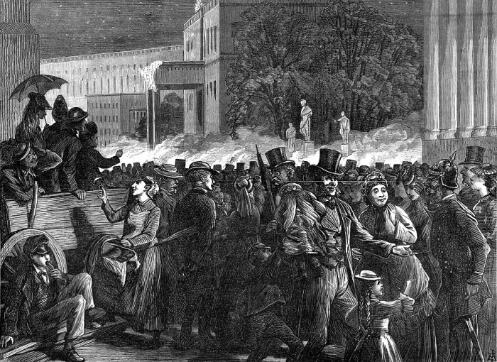 Framed Print : The Imperial Festivities at Berlin: crowd at the illuminations, Serenade by Prussian Guards, 1872. Creator: Unknown Framed Print : The Imperial Festivities at Berlin: crowd at the illuminations, Serenade by Prussian Guards, 1872. Creator: Unknown