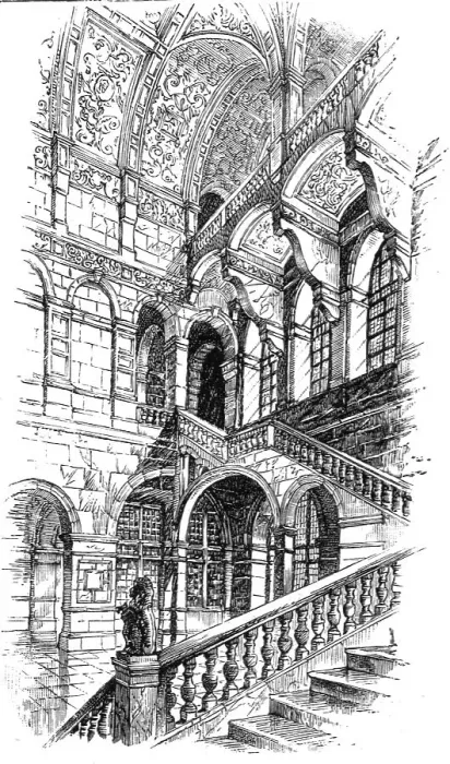 Framed Print : The Imperial Institute of the United Kingdom, The Colonies, and India; West Staircase to First an Creator: Unknown Framed Print : The Imperial Institute of the United Kingdom, The Colonies, and India; West Staircase to First an Creator: Unknown