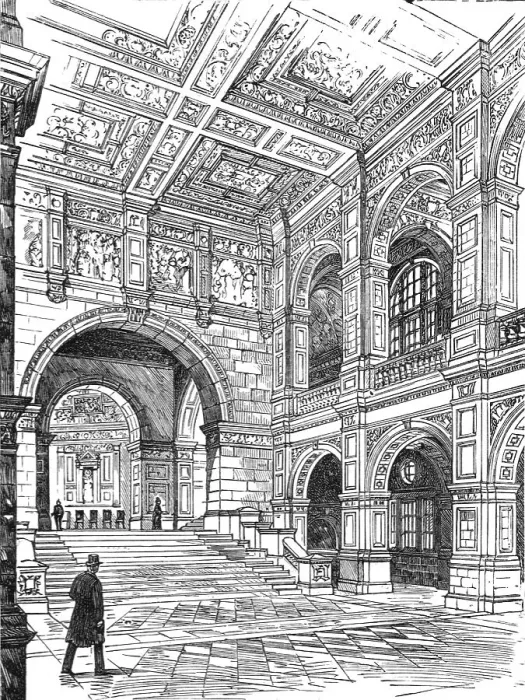 Framed Print : The Imperial Institute of the United Kingdom, The Colonies, and India; Grand Staircase to Recepti Creator: Unknown Framed Print : The Imperial Institute of the United Kingdom, The Colonies, and India; Grand Staircase to Recepti Creator: Unknown