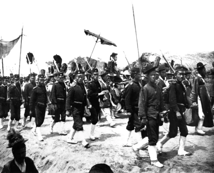 Framed Print : Imperial Japanese procession, 1900 Framed Print : Imperial Japanese procession, 1900