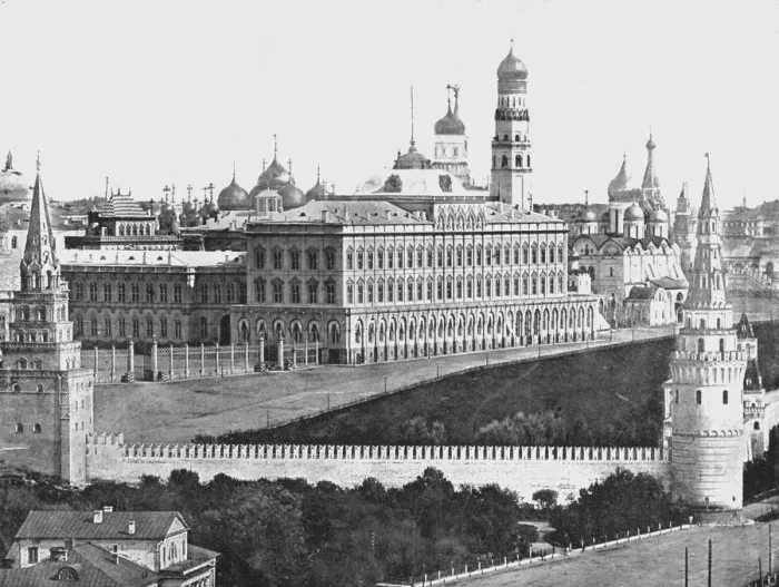 Framed Print : The Imperial Palace within the Kremlin, Moscow, Russia, 1895. Creator: Unknown Framed Print : The Imperial Palace within the Kremlin, Moscow, Russia, 1895. Creator: Unknown