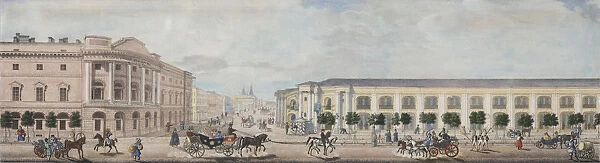 The Imperial Public Library (From the panorama of the Nevsky Prospekt), 1830