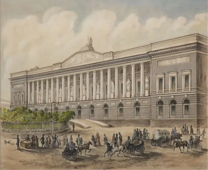 Framed Print : The Imperial Public Library in Saint Petersburg, 1840s. Artist: Borel, Pyotr Fyodorovich (1829-1898) Framed Print : The Imperial Public Library in Saint Petersburg, 1840s. Artist: Borel, Pyotr Fyodorovich (1829-1898)
