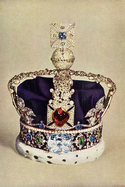 Imperial State Crown, 1962. Creator: Unknown