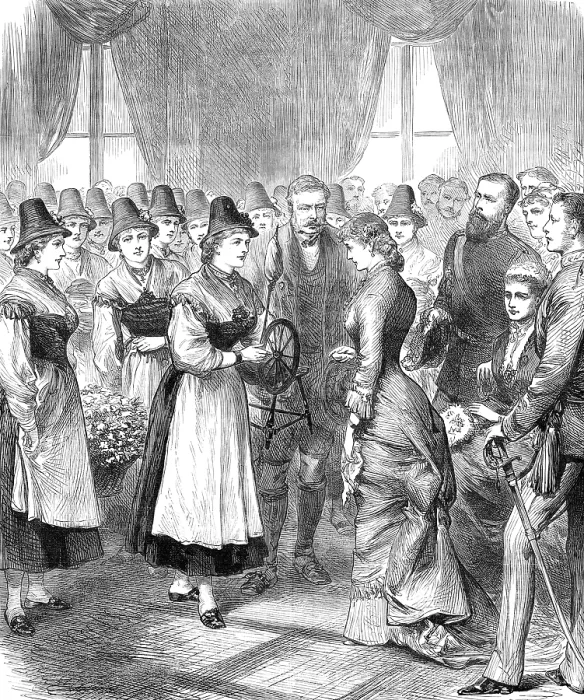 Framed Print : The Imperial Wedding at Vienna: Princess Stephanie of Belgium receiving bridal gifts... 1881. Creator: Unknown Framed Print : The Imperial Wedding at Vienna: Princess Stephanie of Belgium receiving bridal gifts... 1881. Creator: Unknown