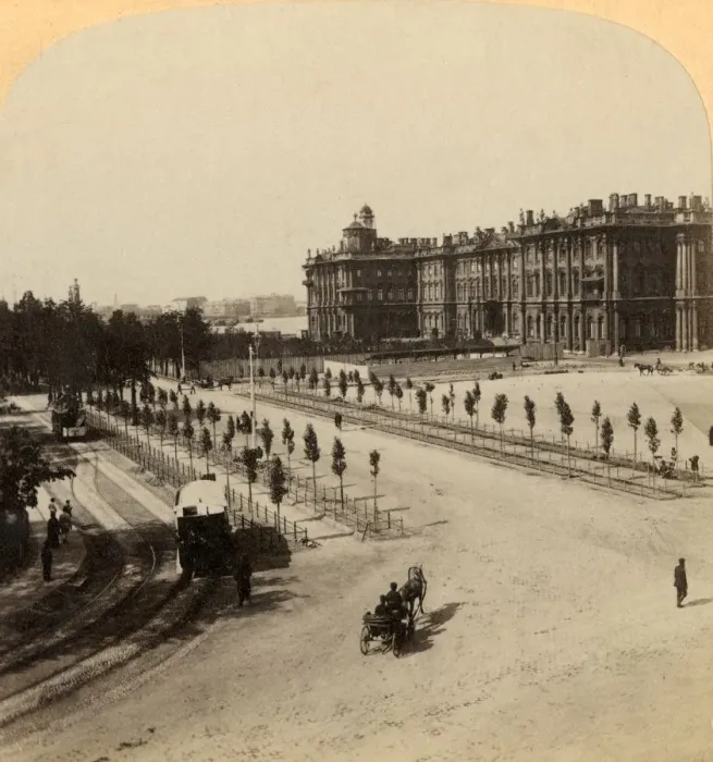 Framed Print : The Imperial Winter Palace from Nevsky Prospect, St. Petersburg, Russia, 1897. Creator Framed Print : The Imperial Winter Palace from Nevsky Prospect, St. Petersburg, Russia, 1897. Creator