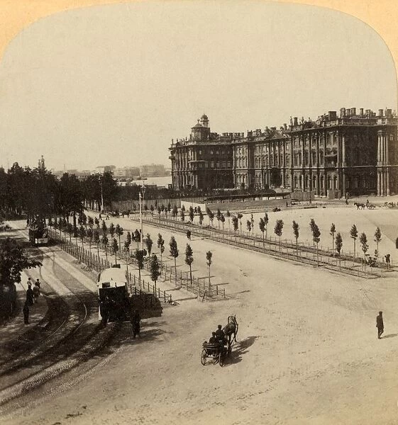 The Imperial Winter Palace from Nevsky Prospect, St. Petersburg, Russia, 1897. Creator