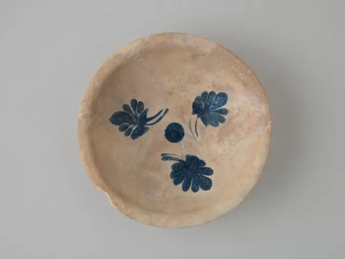 Framed Print : Imported Cobalt-on-White Bowl, Iraq or western Iran, 9th-10th century. Creator: Unknown Framed Print : Imported Cobalt-on-White Bowl, Iraq or western Iran, 9th-10th century. Creator: Unknown