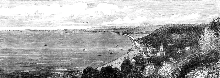 Framed Print : Improvements on the Kentish coast:the new Embankment, 1881. Creator: Unknown Framed Print : Improvements on the Kentish coast:the new Embankment, 1881. Creator: Unknown