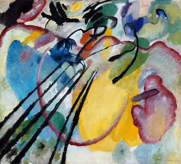 Improvisation 26 (Rowing), 1912. Creator: Kandinsky, Wassily Vasilyevich (1866-1944)