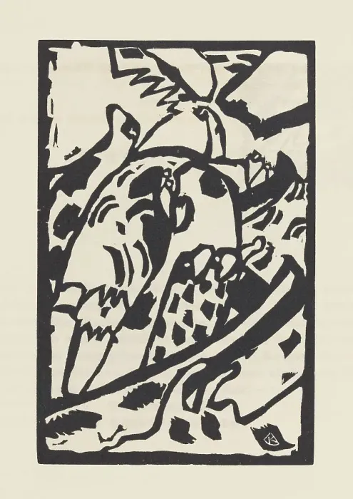 Framed Print : Improvisation 7. From Klänge (Sounds), 1913. Creator: Kandinsky, Wassily Vasilyevich (1866-1944) Framed Print : Improvisation 7. From Klänge (Sounds), 1913. Creator: Kandinsky, Wassily Vasilyevich (1866-1944)
