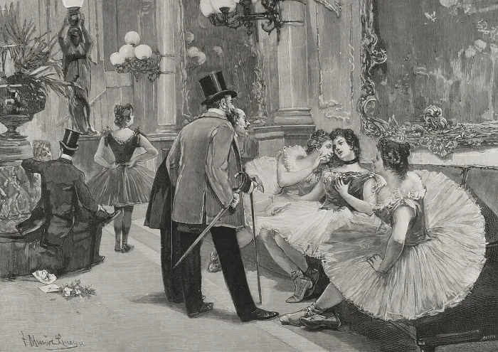 Framed Print : 'In the Foyer', 1898. Creator: Tomas Munoz Lucena Framed Print : 'In the Foyer', 1898. Creator: Tomas Munoz Lucena