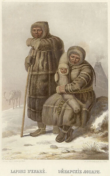 Inari Lapps, 1862. Creator: Karl Fiale