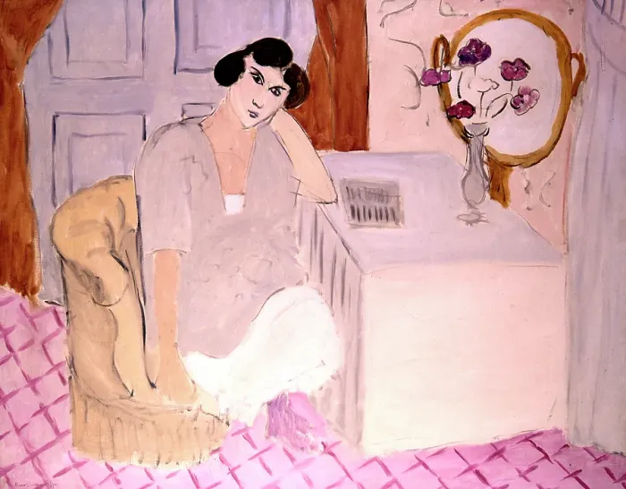Framed Print : The Inattentive Reader, 1919. Creator: Henri Matisse. The Inattentive Reader, 1919. Creator: Henri Matisse
