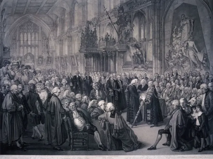 Framed Print : Inaugaration of Lord Mayor Nathaniel Newnham, London, 1801. Artist: Benjamin Smith Framed Print : Inaugaration of Lord Mayor Nathaniel Newnham, London, 1801. Artist: Benjamin Smith
