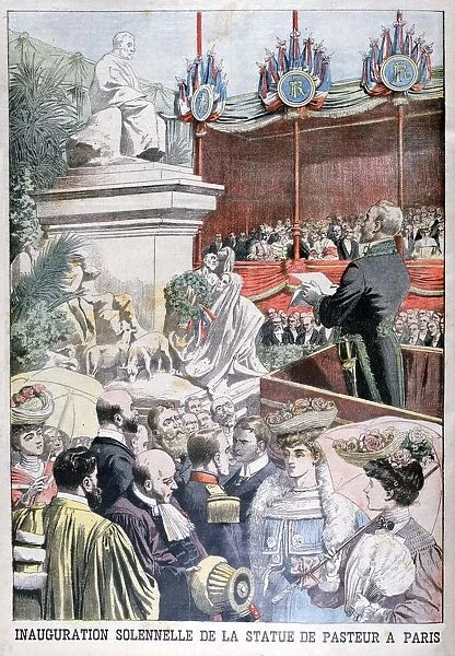 Inauguration of Louis Pasteurs statue, Paris, 1904