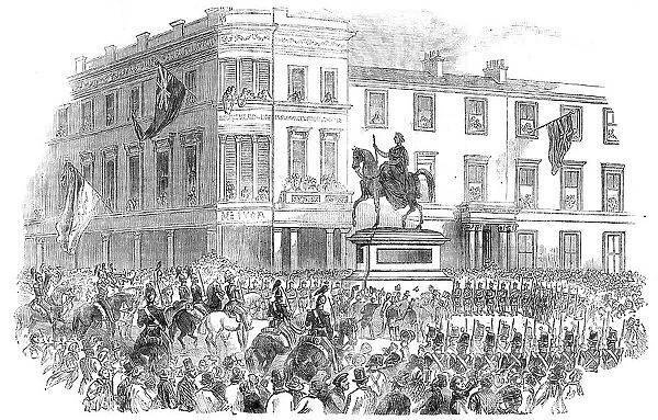 Inauguration of Marochetti's Statue of Her Majesty, at Glasgow, 1854. Creator: Unknown