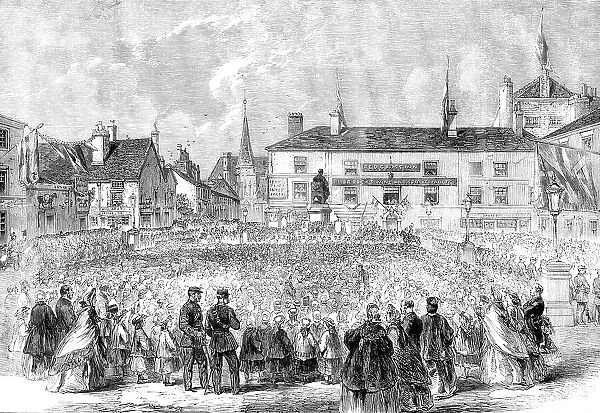 Inauguration of the statue to Samuel Crompton... 1862. Creator: Unknown