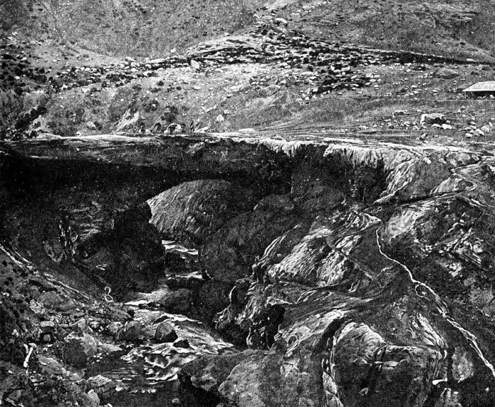 Framed Print : An Inca Bridge, Peru, 1895 Framed Print : An Inca Bridge, Peru, 1895