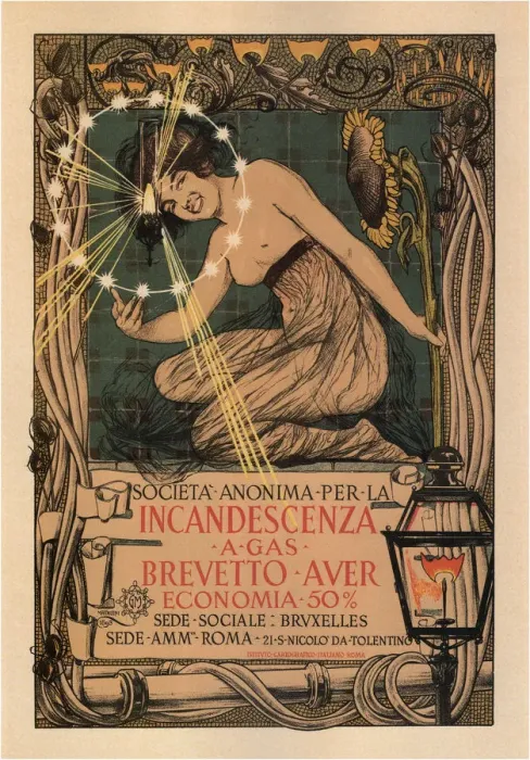 Framed Print : Incandescenza company, 1895. Artist: Mataloni, Giovanni (1869-1944) Framed Print : Incandescenza company, 1895. Artist: Mataloni, Giovanni (1869-1944)