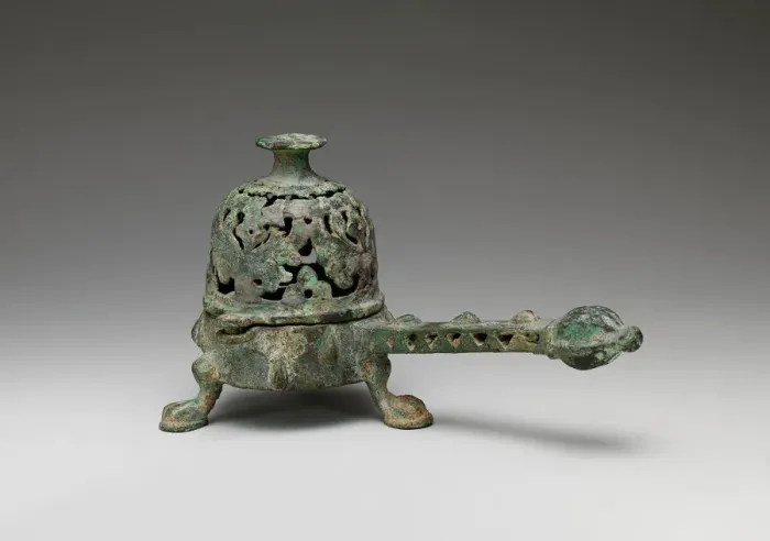 Framed Print : Incense Burner with Domed Cover, Iran, 8th-9th century. Creator: Unknown Framed Print : Incense Burner with Domed Cover, Iran, 8th-9th century. Creator: Unknown