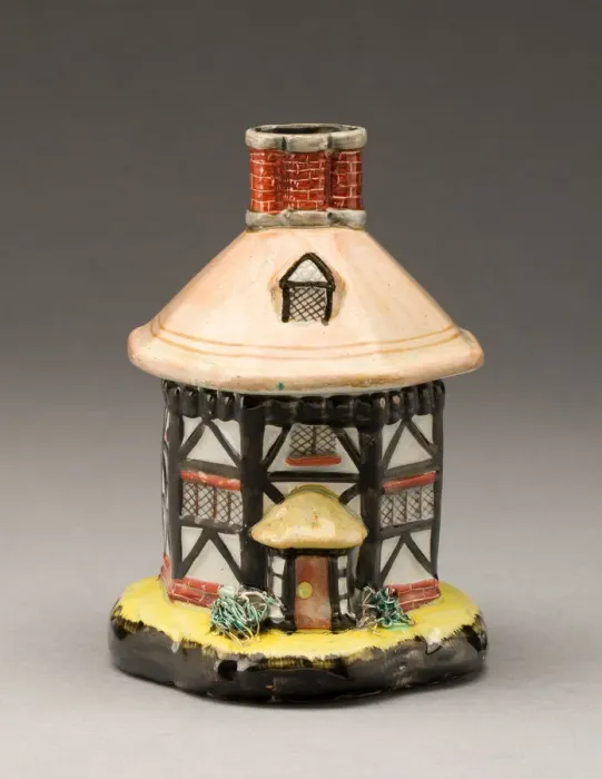 Framed Print : Incense Burner, Staffordshire, c. 1830. Creator: Staffordshire Potteries Framed Print : Incense Burner, Staffordshire, c. 1830. Creator: Staffordshire Potteries
