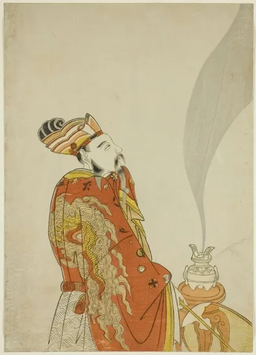 Framed Print : Incense That Revives the Image of the Dead - Emperor Wu of the Han Dynasty, 1765 Framed Print : Incense That Revives the Image of the Dead - Emperor Wu of the Han Dynasty, 1765
