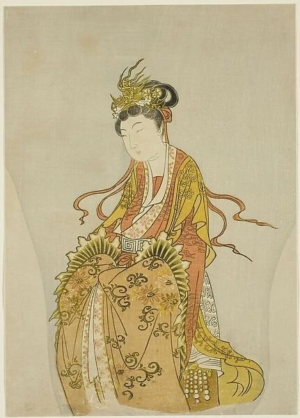 Incense That Revives the Image of the Dead - Lady Li, 1765. Creator: Komatsuya Hyakki