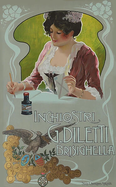 Inchiostri G.Diletti Brisighella, c. 1900-1910. Creator: Anonymous